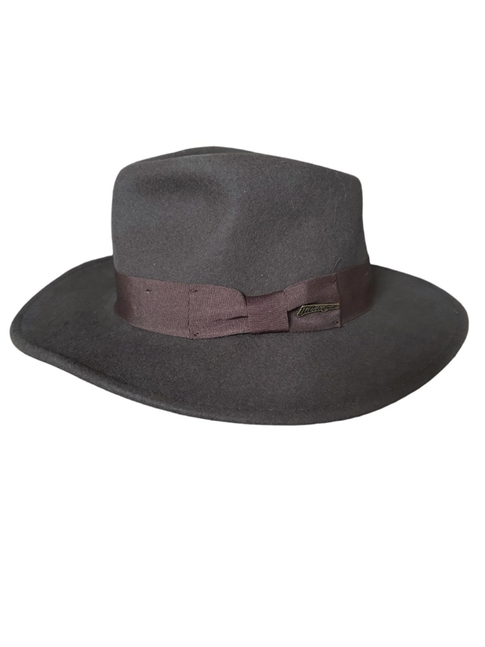Dorfman Pacific 100% Wool Fedora Hat Indiana Jones  Size‎ XL Adventure Style - Picture 4 of 13
